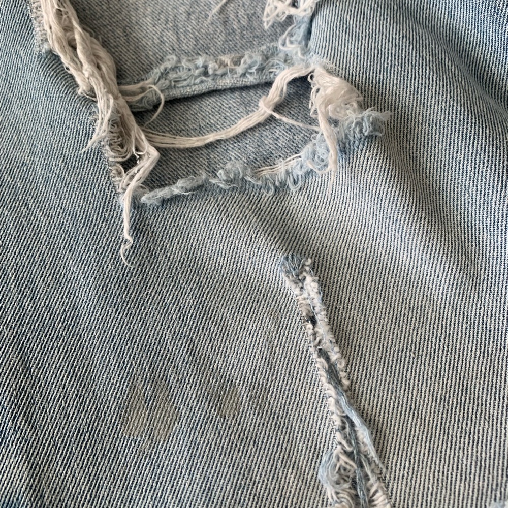 Billabong Patchwork Straight Distressed Jeans Siz… - image 6